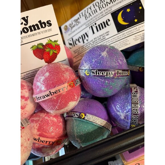 Old Town Soap Co. Fizzy Foaming Bath Bombs Assorted Scents Lavender Orange More! - Picture 13 of 14